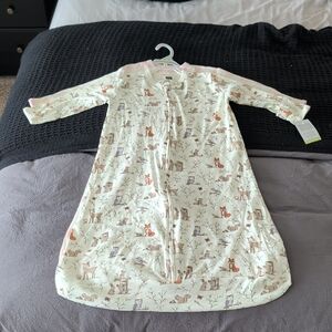 Hudson Baby Woodland Animals & Pink/White Sleep Sack (2 Pack) 12-18 Months-NEW